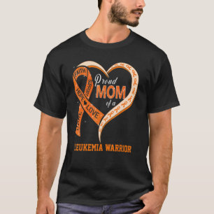 T-shirt Sensibilisation À La Leucémie Fière Maman D'Un Gue