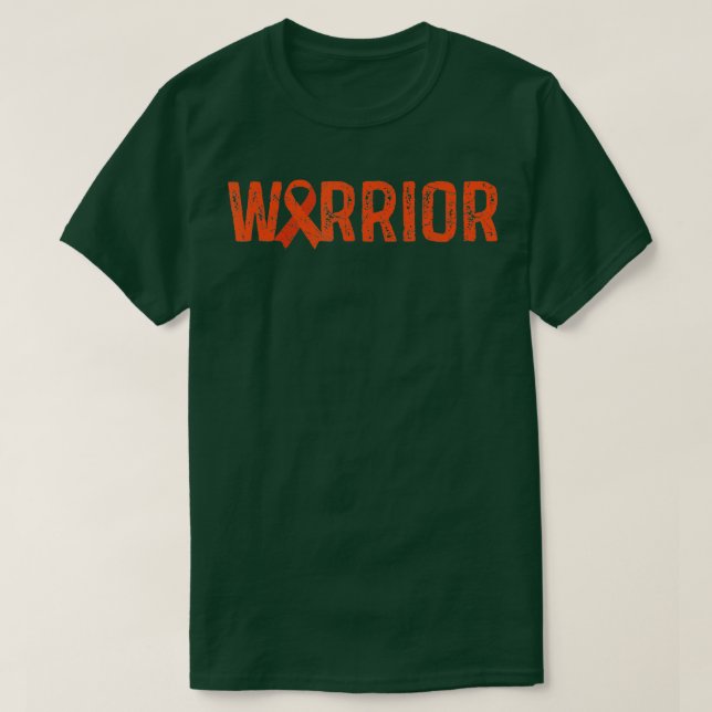 T-shirt Sensibilisation à la leucémie guerrière (Design devant)