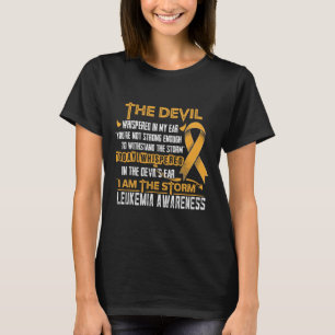 T-shirt Sensibilisation À La Leucémie Je Suis Le Diable De