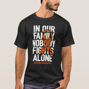 T-shirt Sensibilisation à la leucémie L'équipe de la famil