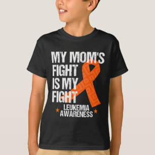 T-shirt Sensibilisation à la leucémie Maman combattre Oran