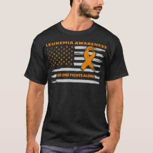 T-shirt Sensibilisation à la leucémie Nous luttons contre