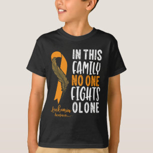 T-shirt Sensibilisation à la leucémie Orange Ribbon Cancer