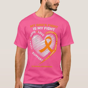 T-shirt Sensibilisation à la leucémie Papa Hommes Cadeaux 
