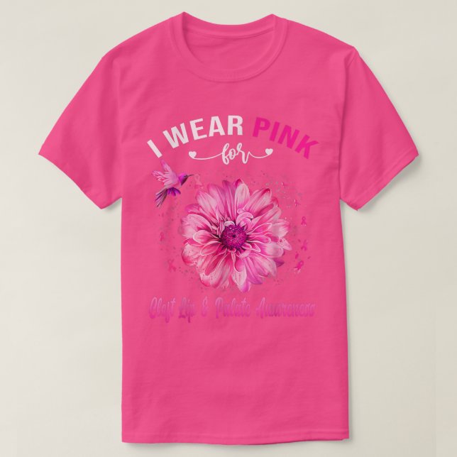 T-shirt Sensibilisation à la lèvre gauche et aux palaisJe  (Design devant)