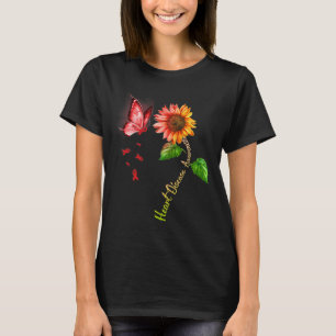 T-shirt Sensibilisation à la maladie cardiaque Tournesol P