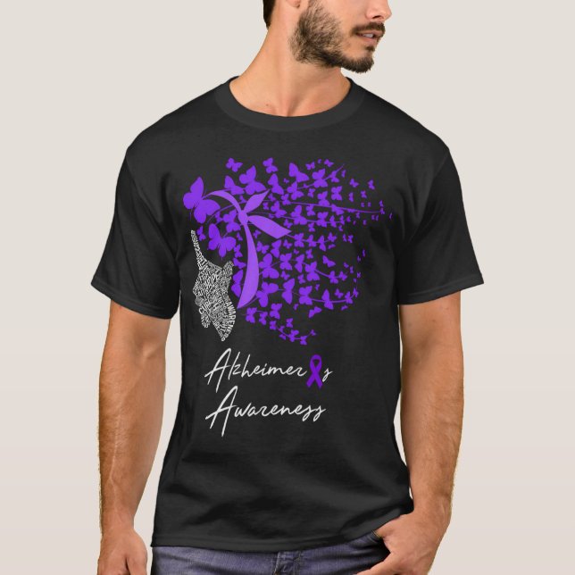 T-shirt Sensibilisation À La Maladie D'Alzheimer Alzheimer (Devant)