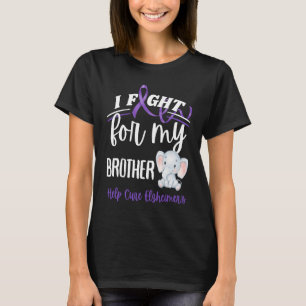 T-shirt Sensibilisation à la maladie d'Alzheimer Je lutte