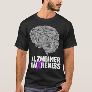 T-shirt Sensibilisation à la maladie d'Alzheimer Marche de