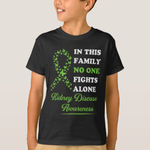 T-shirt Sensibilisation à la maladie Ruban Famille Personn