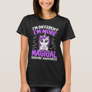 T-shirt Sensibilisation à la migraine Ruban violet Unicor