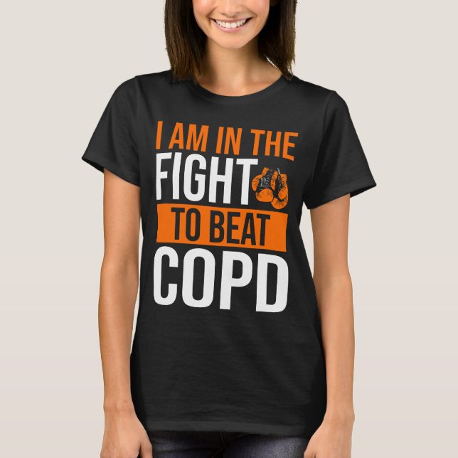 T-shirt Sensibilisation à la MPOC Ruban Beat Disease Warri (Devant)