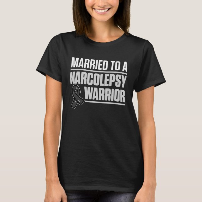 T-shirt Sensibilisation à la Narcolepsie Marié Narcoleptic (Devant)