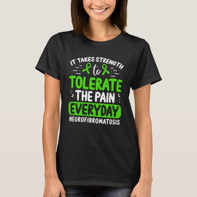 T-shirt Sensibilisation à la neurofibromatose Lutte contre (Devant)