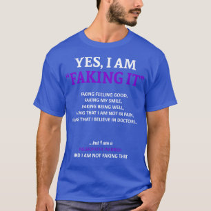 T-shirt Sensibilisation À La Neuropathie Je Le Réfléchis D