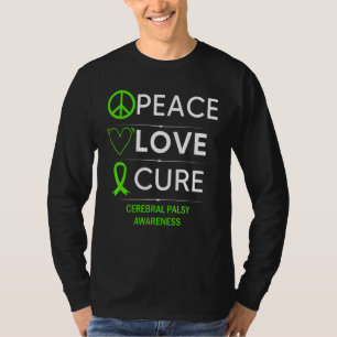 T-shirt Sensibilisation à la paralysie cérébrale Paix Amou