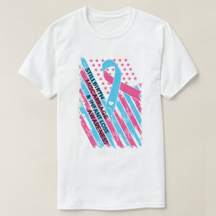 T-shirt Sensibilisation à la perte de l'enfant, de la faus