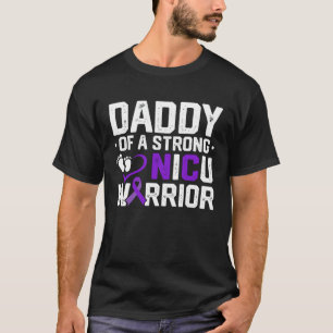 T-shirt Sensibilisation à la prématurité Papa Nicu Guerrie