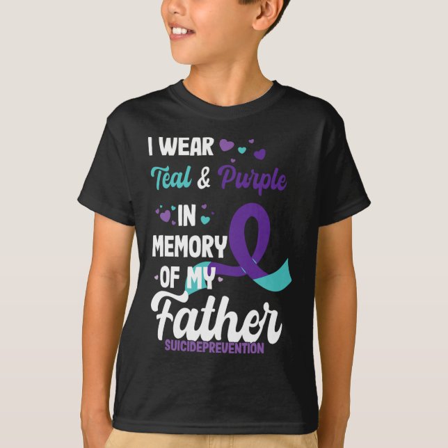 T-shirt Sensibilisation À La Prévention Du Suicide En Mémo (Devant)
