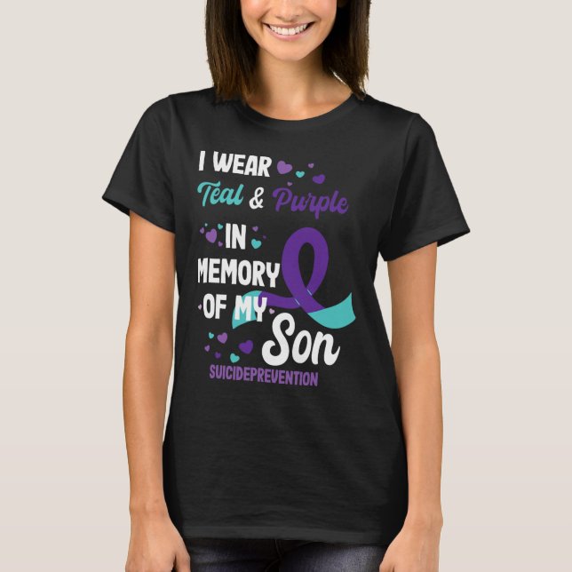 T-shirt Sensibilisation À La Prévention Du Suicide En Mémo (Devant)