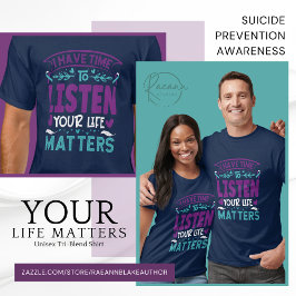 T-shirt Sensibilisation à la prévention du suicide : votre