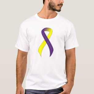 T-shirt Sensibilisation à la prise en charge du ruban jaun