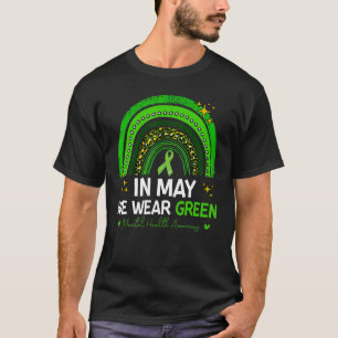 T-shirt Sensibilisation À La Santé Mentale Arc-En-Ciel En 