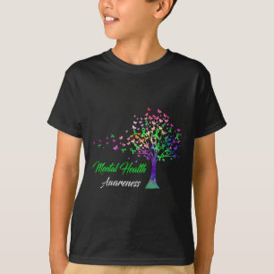 T-shirt Sensibilisation à la santé mentale au ruban