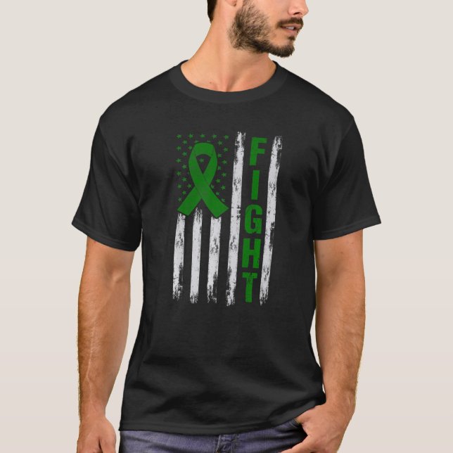 T-shirt Sensibilisation à la santé mentale Drapeau américa (Devant)
