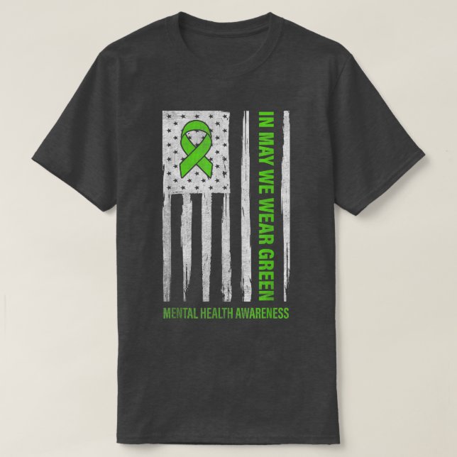 T-shirt Sensibilisation À La Santé Mentale En Mai Nous Por (Design devant)