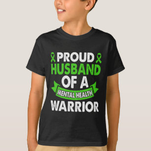 T-shirt Sensibilisation À La Santé Mentale Épouse Du Guerr