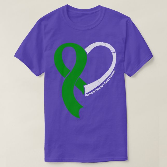 T-shirt Sensibilisation à la santé mentale Espoir Amour Co (Design devant)