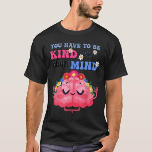 T-shirt Sensibilisation à la santé mentale jaune Vous deve