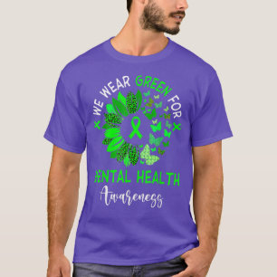T-shirt Sensibilisation à la santé mentale Léopard Tournes