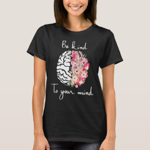 T-shirt Sensibilisation à la santé mentale Prendre soin de