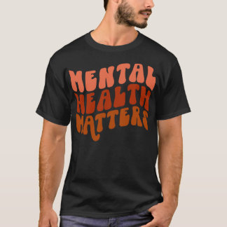 T-shirt Sensibilisation à la santé mentale rétro - Les fem