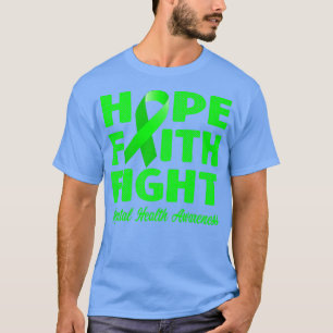 T-shirt Sensibilisation à la santé mentale - Ruban vert326