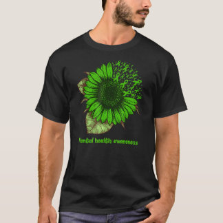 T-shirt Sensibilisation à la santé mentale Sunflower Guerr