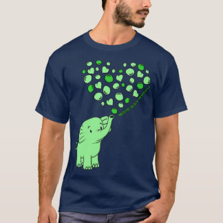 T-shirt Sensibilisation à la santé mentale Un éléphant Coe