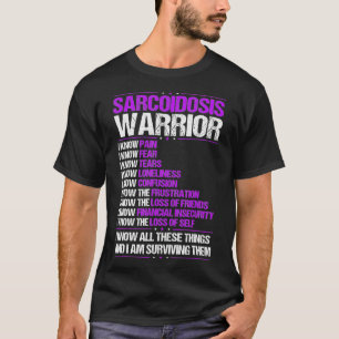 T-shirt Sensibilisation à la sarcoïdose Je connais la doul