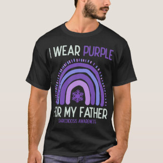 T-shirt Sensibilisation À La Sarcoïdose Je Porte Le Violet
