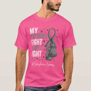 T-shirt Sensibilisation à la schizophrénie au ruban d'arge