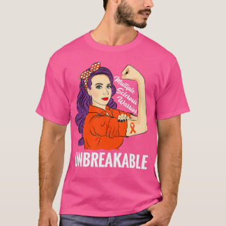 T-shirt Sensibilisation à la sclérose en plaques MS Warrio