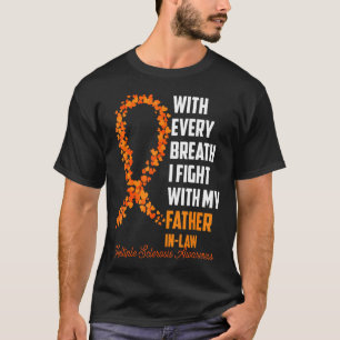 T-shirt Sensibilisation à la sclérose en plaques Orange Ri