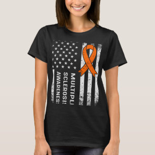 T-shirt Sensibilisation à la sclérose en plaques Ruban ora