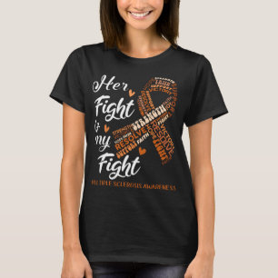 T-shirt Sensibilisation à la sclérose en plaques Son comba