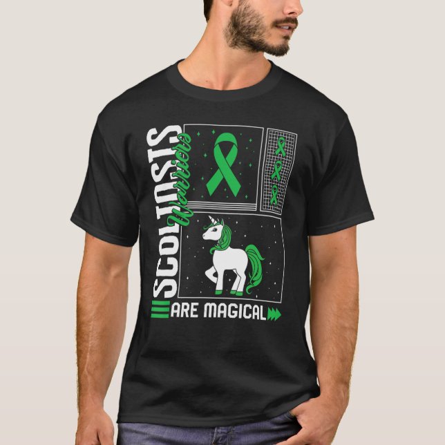 T-shirt Sensibilisation à la Scoliose Les guerriers de la  (Devant)