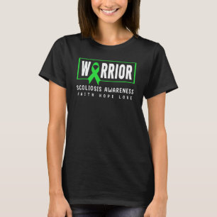 T-shirt Sensibilisation à la Scoliose Ruban vert Scoliosis