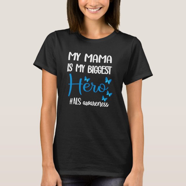 T-shirt Sensibilisation à la SLA Mère Sclérose latérale am (Devant)