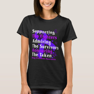T-shirt Sensibilisation À La Surdose De Drogue À L'Appui D